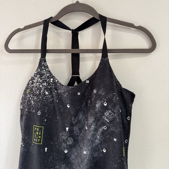 NWT Reebok Crossfit Tank Top M Parallette Shirt Gym Training Galaxy Black - Picture 4 of 11